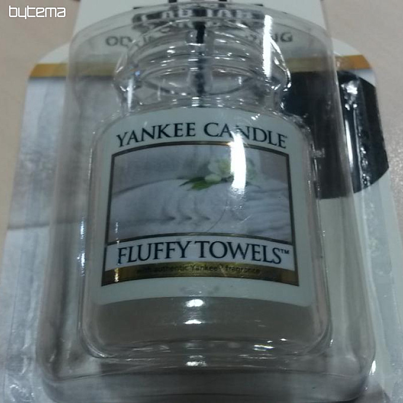Gelová vôňa visačka YANKEE CANDLE - FLUFFY TOWELS