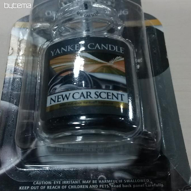 Gelová vôňa visačka YANKEE CANDLE - NEW CAR SCENT