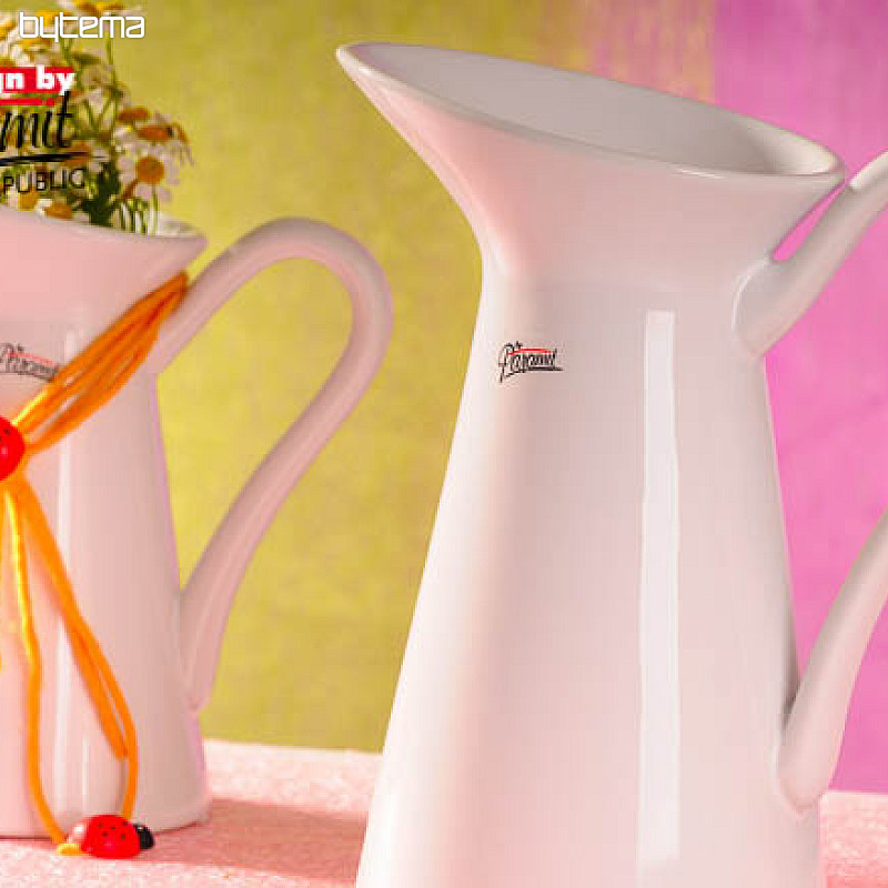 Džbán porcelánový biely