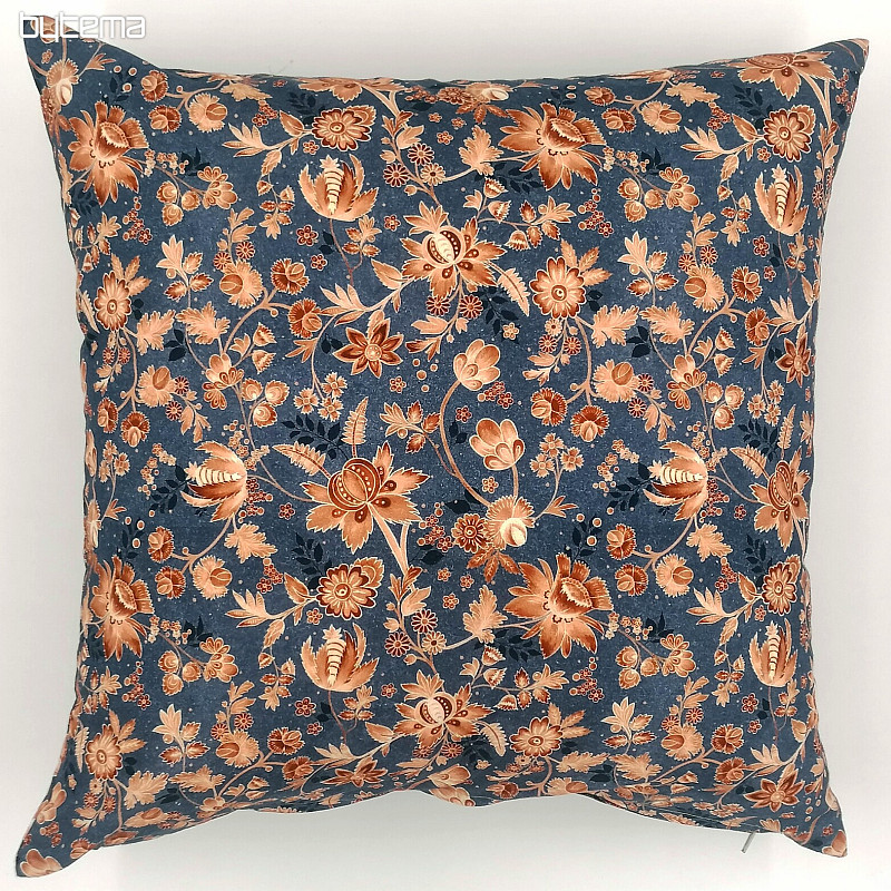 Dekoračný povlak Varanasi kalamkari modrá