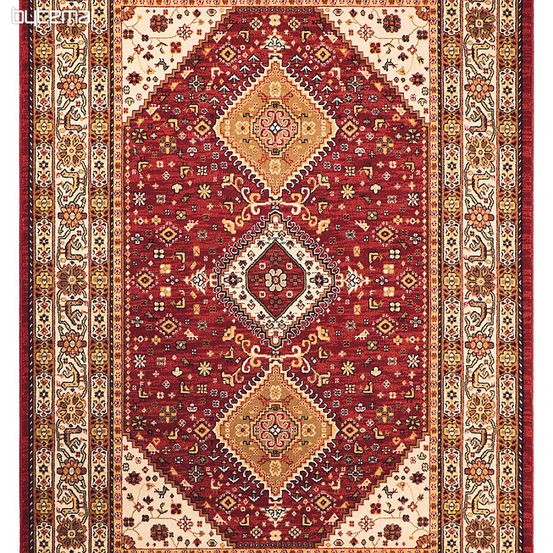 Luxusné vlnené koberec JENEEN 93 bordó