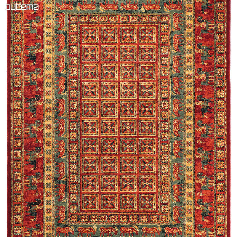 Luxusné vlnené koberec JENEEN 527 bordó