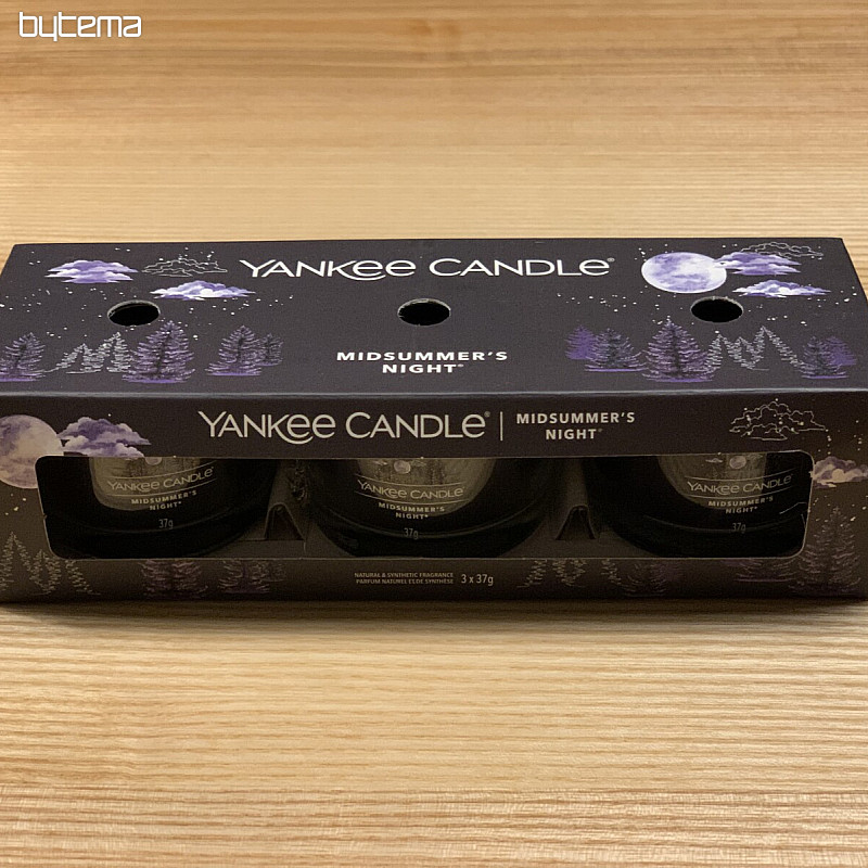 sviečka YANKEE CANDLE vôňa MIDSUMMER´S NIGHT SADA 3 kusy