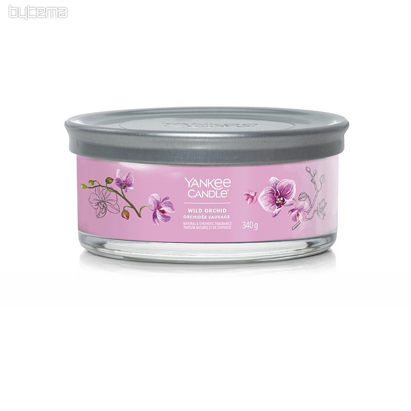 sviečka YANKEE CANDLE vôňa WILD ORCHID TUMBER VEĽKÝ 5 KNOTOV