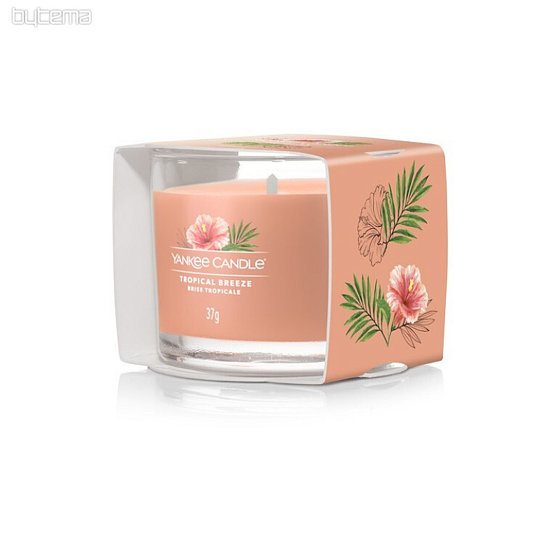 sviečka YANKEE CANDLE vôňa TROPICAL REEZE V SKLE 37 g