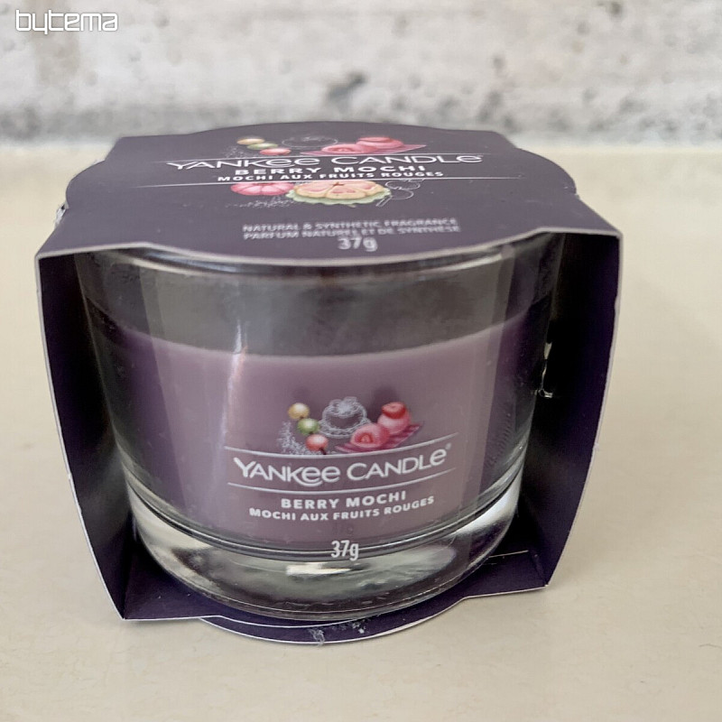 sviečka YANKEE CANDLE vôňa BERRY MOCHI V SKLE 37 g