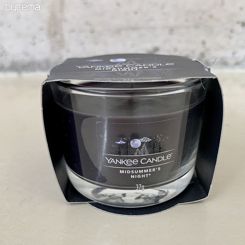 sviečka YANKEE CANDLE vôňa MIDSUMMER´S NIGHT V SKLE 37 g