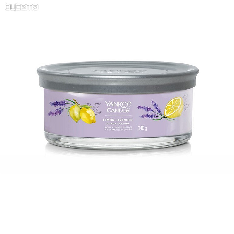 YANKEE CANDLE - LEMON LAVENDER TUMBER STREDNÉ 5 knôtov