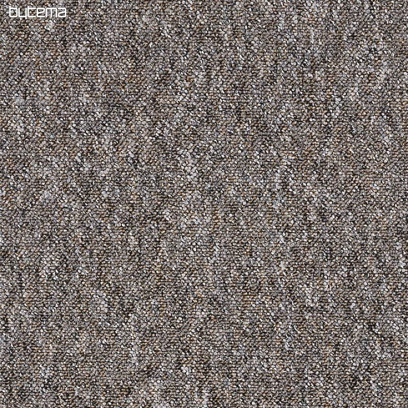 Slučkový koberec v metráži BINGO 6810 tmavo hnedý