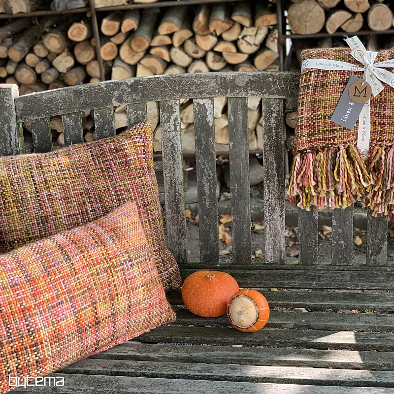 Luxusný dekoračný vankúš YARA GOLDEN YELLOW zlatý