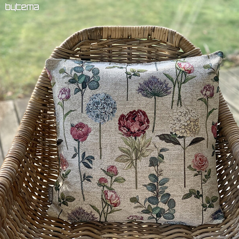 Gobelínový obliečka na vankúš FLORES TIME II