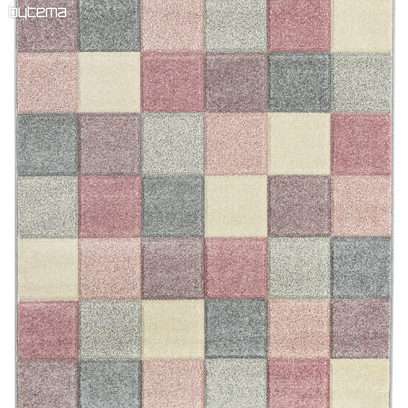 Kusový koberec PORTLAND kocky farebné