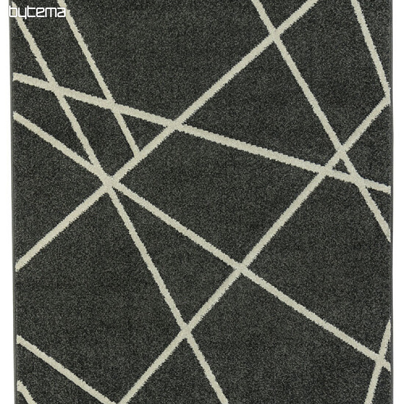 Kusový koberec PORTLAND černošedý