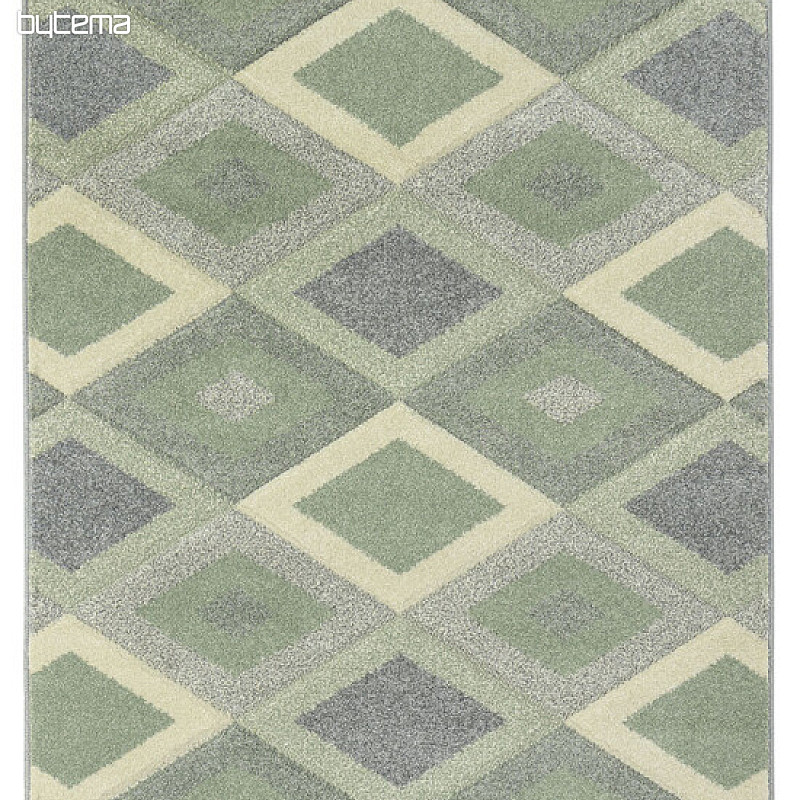 Kusový koberec PORTLAND zeleno-sivý