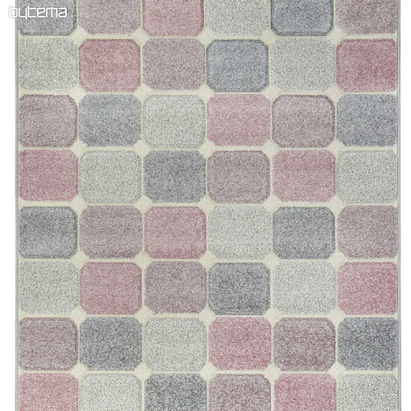 Kusový koberec PORTLAND farebný kocky