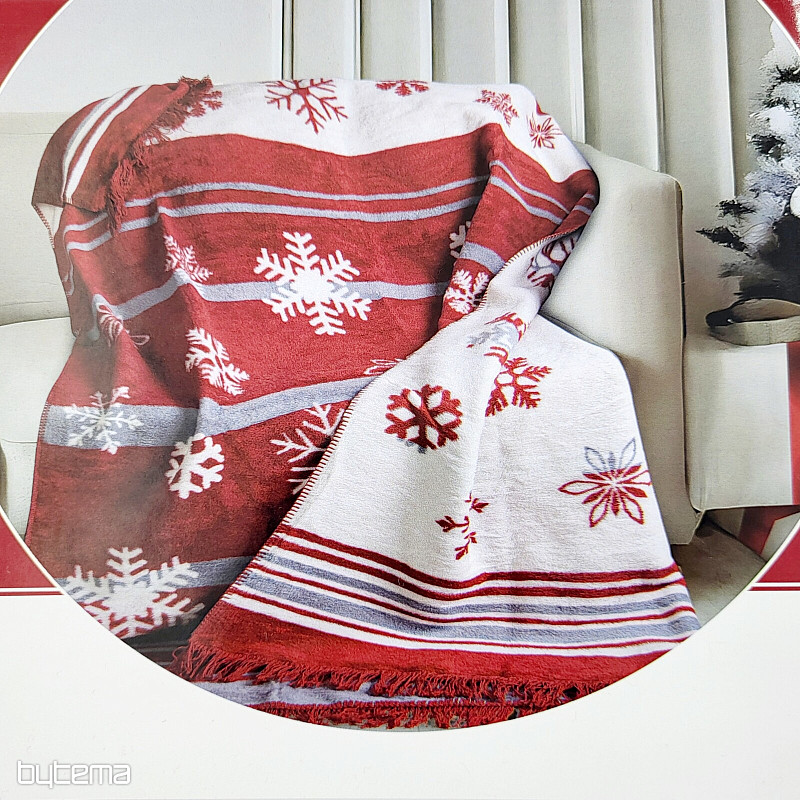 Vianočná deka VLOČKY