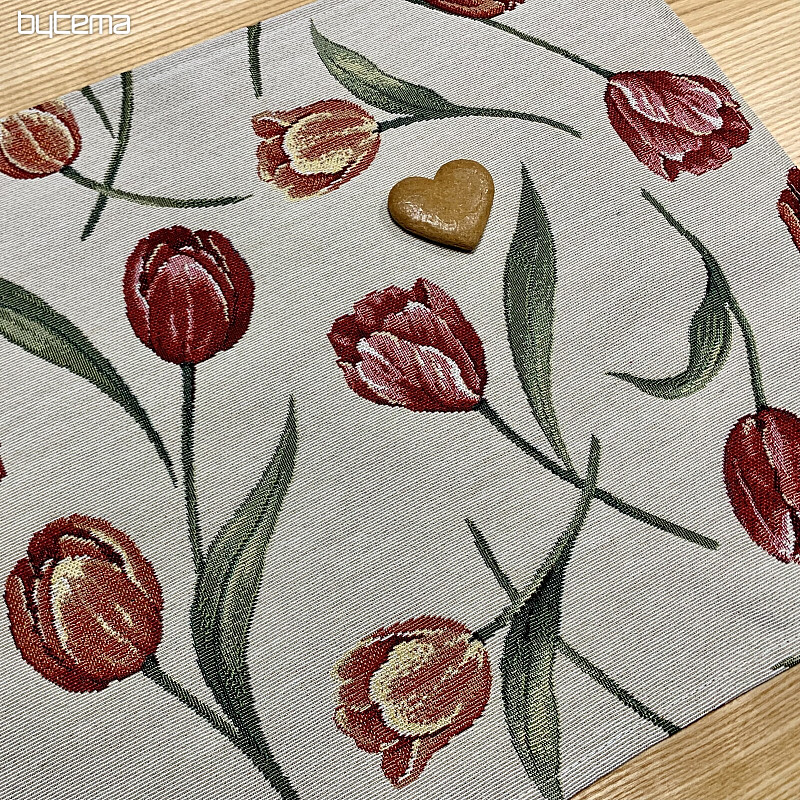 Gobelínová prestierka TULIPÁNY III veľký vzor