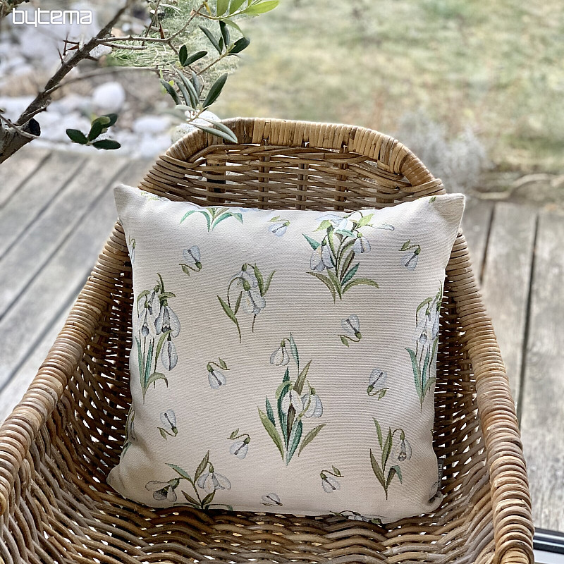 Gobelínový obliečka na vankúš SNOWDROPS