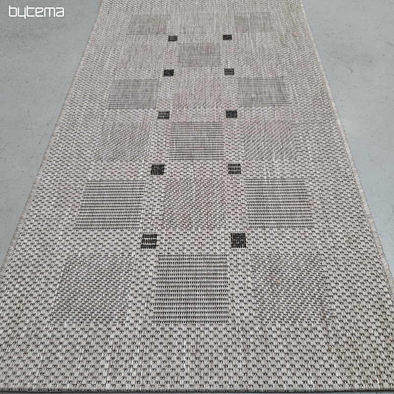 Koberec buklé FLOORLUX 20079/04 bodky silver -black