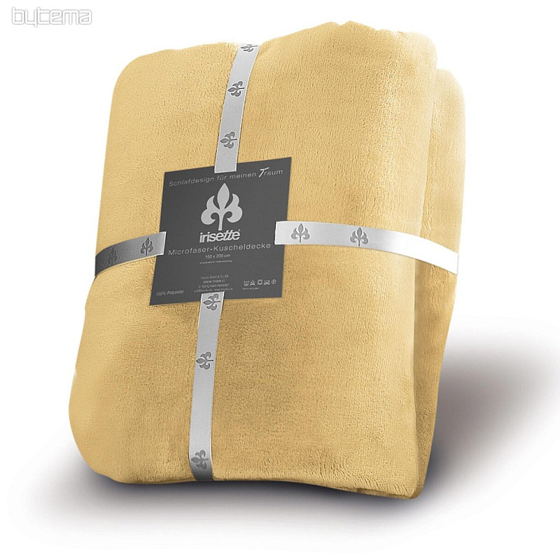 Hebká deka RELAX 40 ŽLTÁ