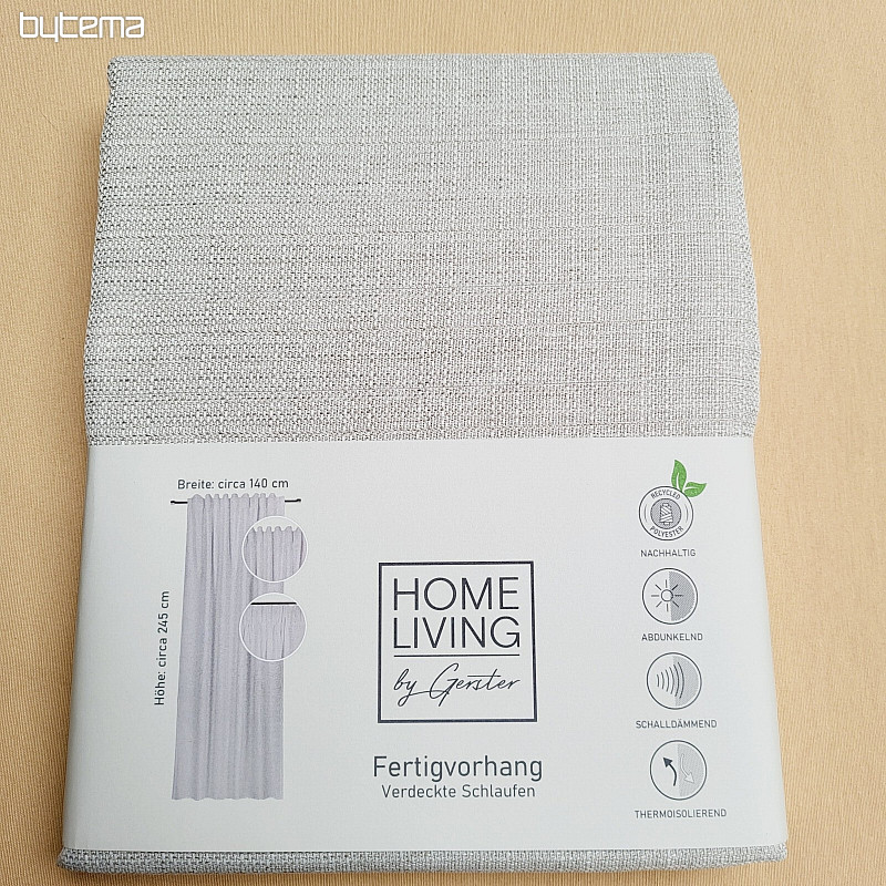 Luxusný hotový záves HOME LIVING béžovo sivá