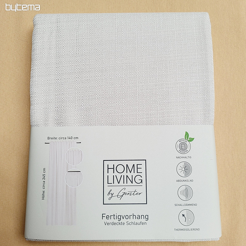 Luxusný hotový záves HOME LIVING smotanová