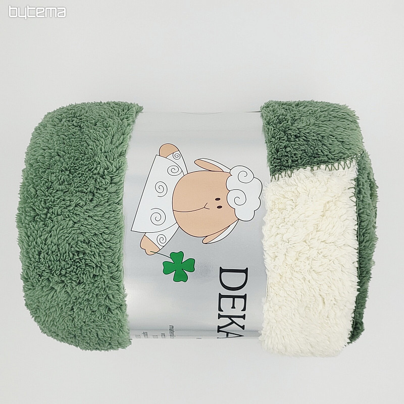 Deka ovečka-ovečka LESNÁ ZELENÁ