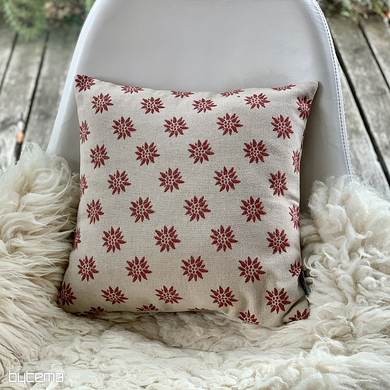 Luxusný dekoračný povlak PREŤAŽ ALPSKÁ BÉŽOVÁ