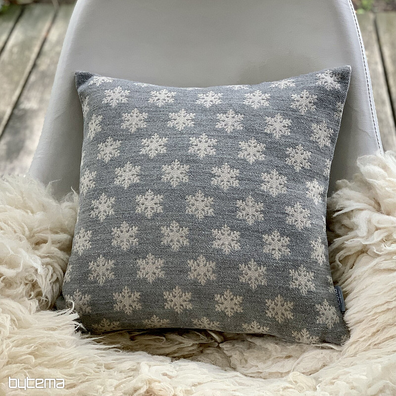 Luxusný dekoračný povlak VLOČKY SIVÉ A