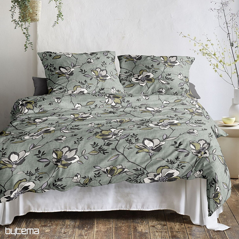 Luxusné flanelové obliečky IRISETTE KOALA 8616-30 ZELENÁ
