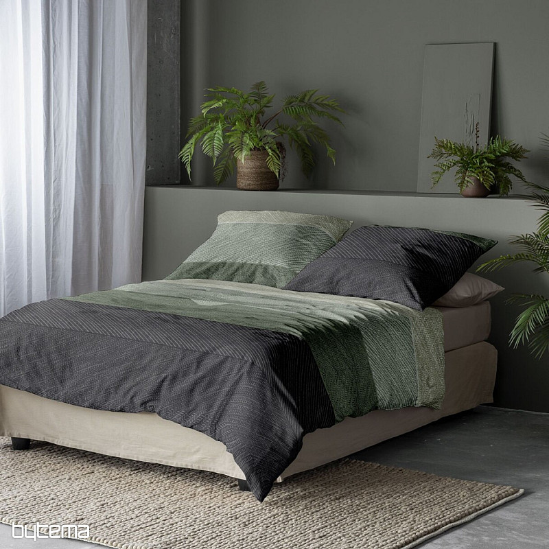 Luxusné flanelové obliečky IRISETTE KOALA 8430-30 ZELENÁ