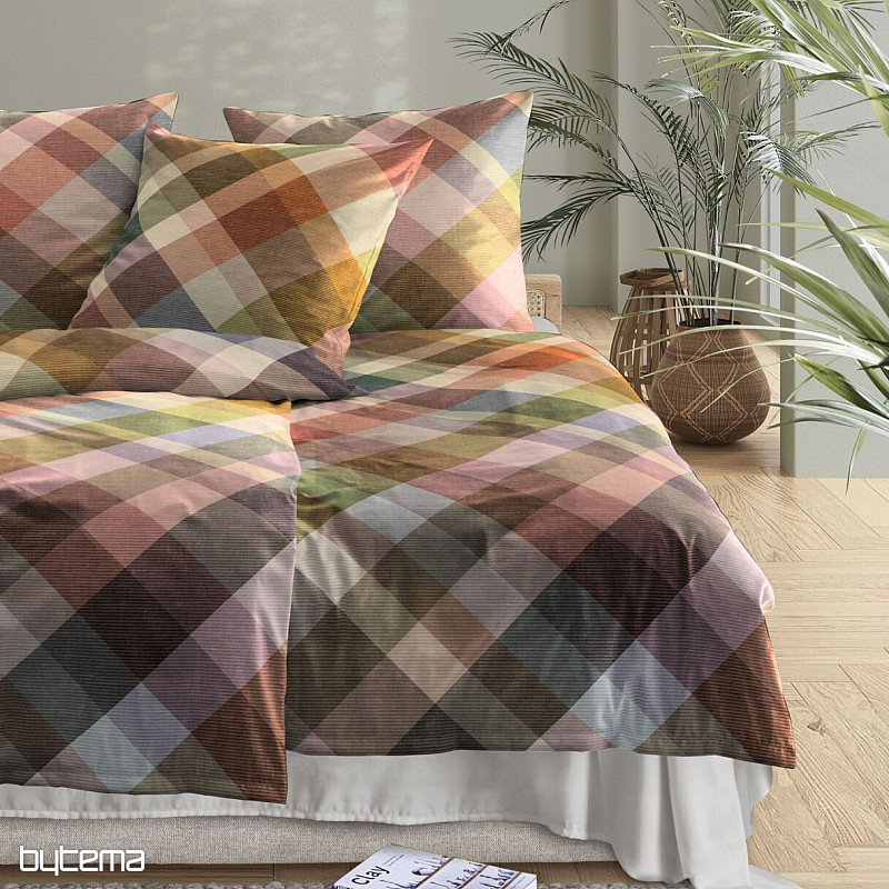 IRISETTE luxusné flanelové obliečky ZOBEL 8631-90 MULTI