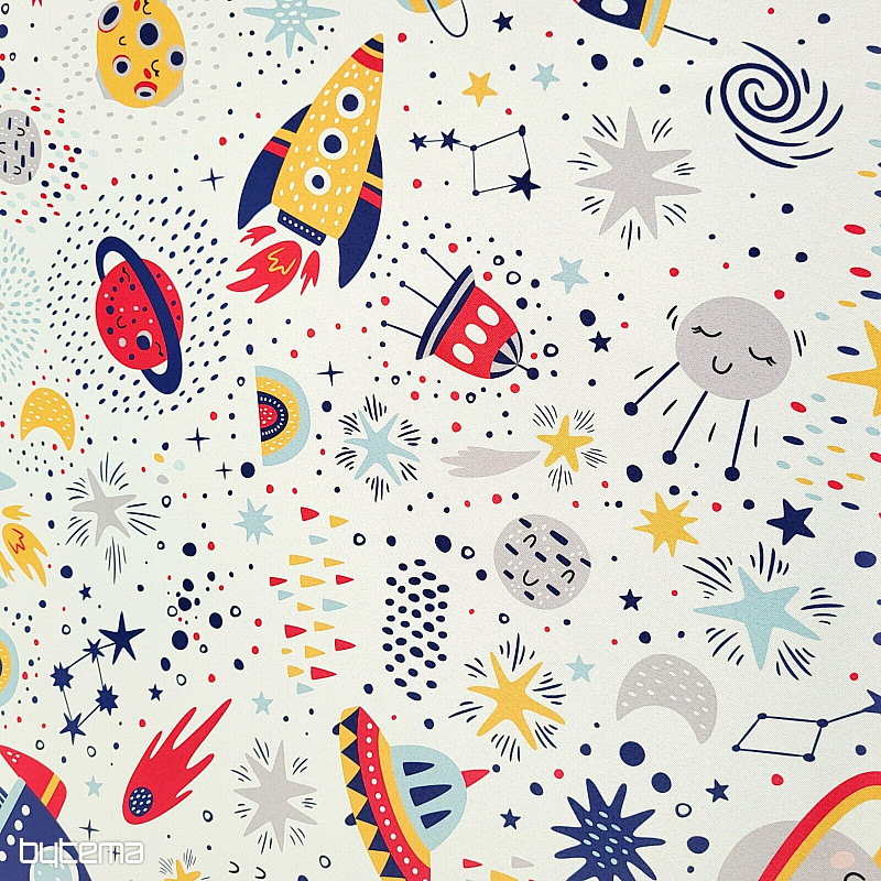 Dekoračná látka BLACK OUT VESMÍR