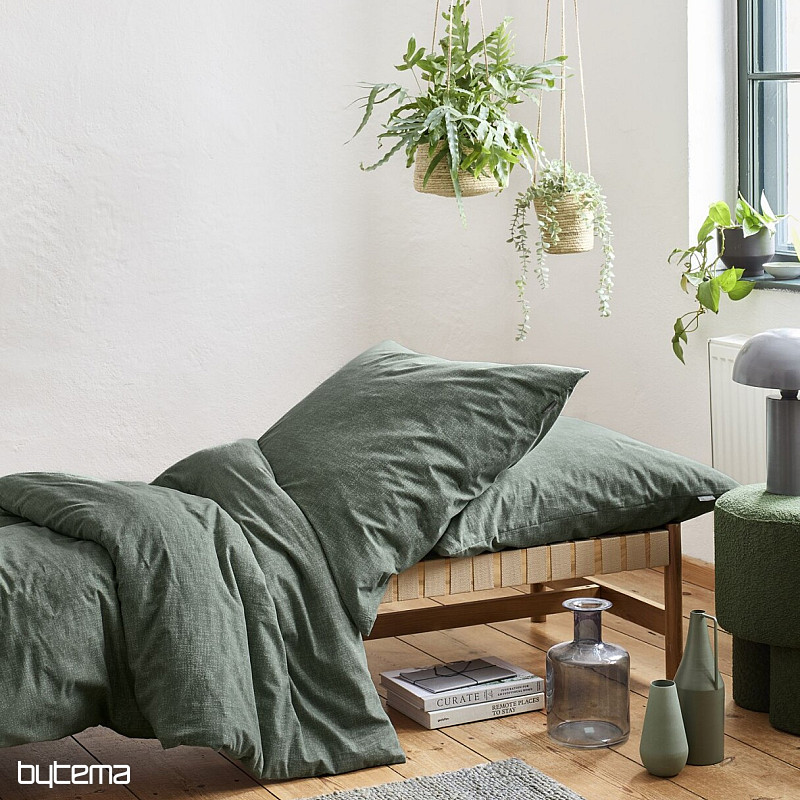 Luxusné flanelové obliečky IRISETTE KOALA 8544-30 zelená