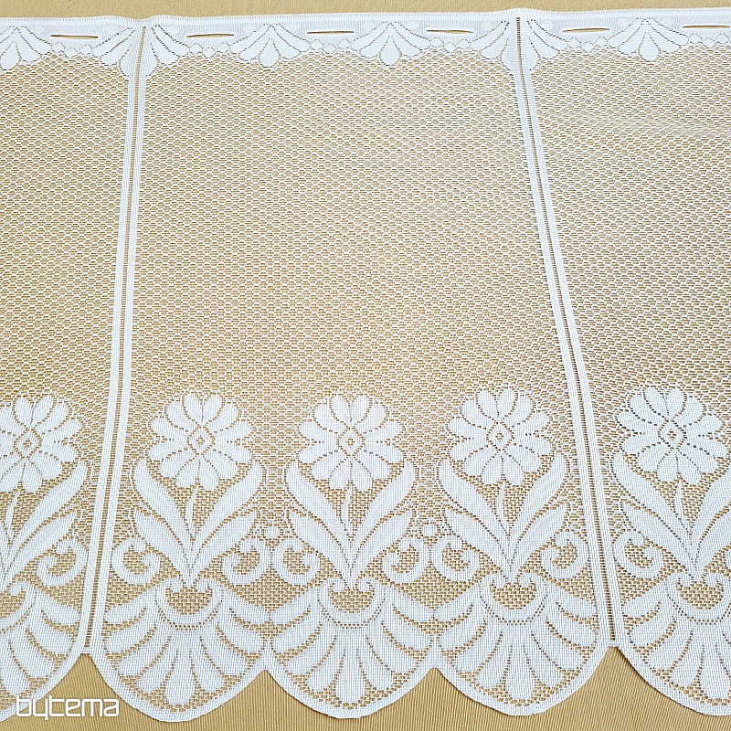 Vitrážová záclona DN 112 KVETENKY