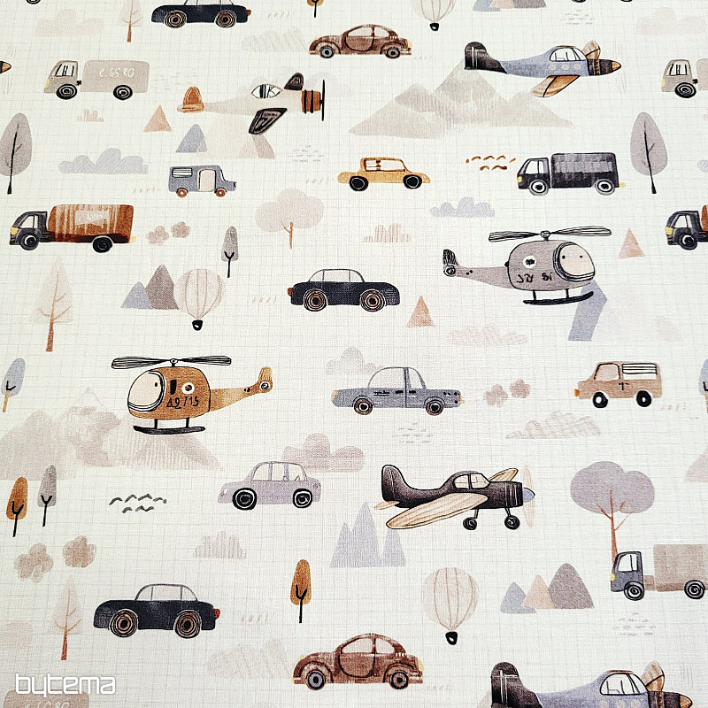 Bavlnená látka ROAD TRIP