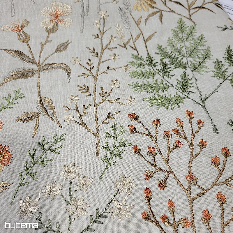 Vyšívaný šál GINGER BÉŽOVÝ