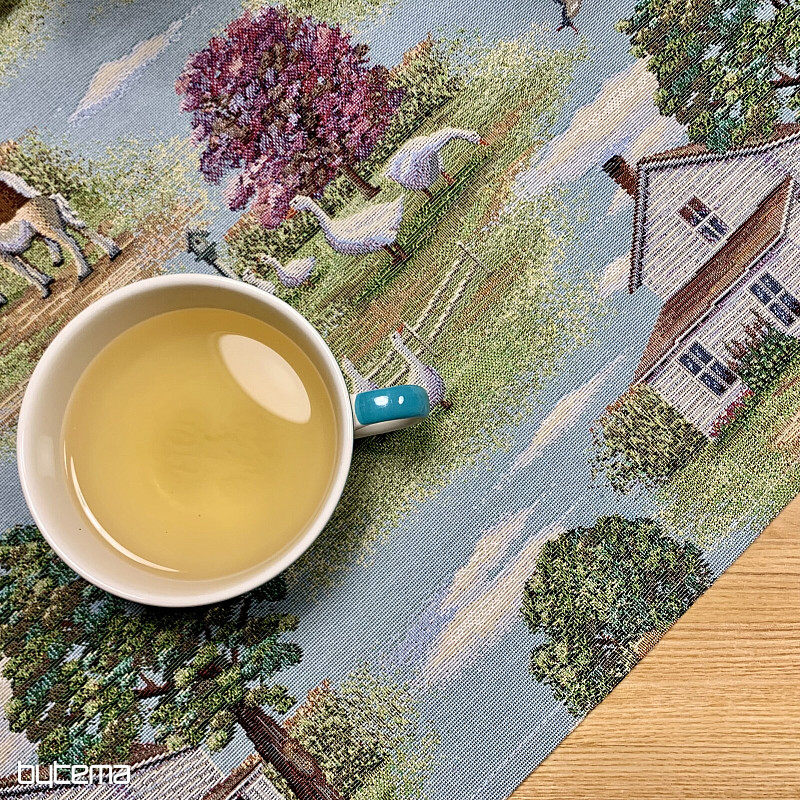 Gobelínový obrus a šál VONKAJŠÍ