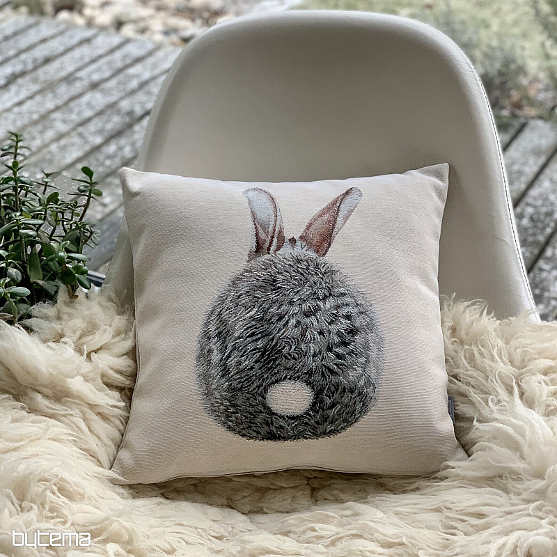Gobelínový obliečka na vankúš ZAJAC HOPSÁLIK II