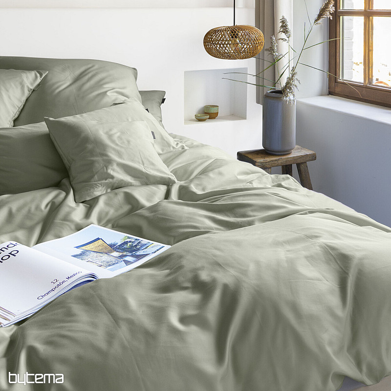 IRISETTE luxusný bavlnený satén PARIS 8000-32 ŠALVIOVÁ