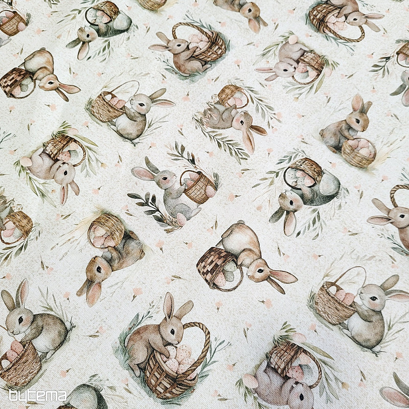 Dekoračná látka ZAJAČIK BLAŽEJ