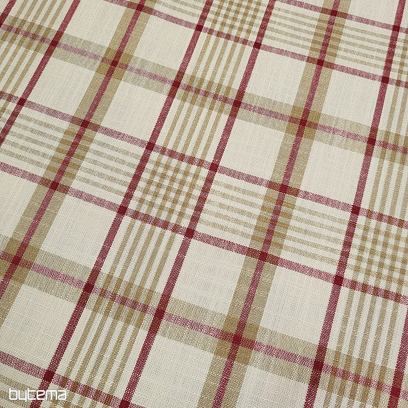 Dekoračná látka ANZOL ČERVENÝ