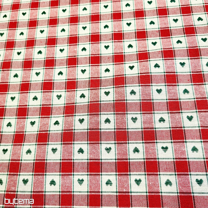 Dekoračná látka MAXI CORET červený