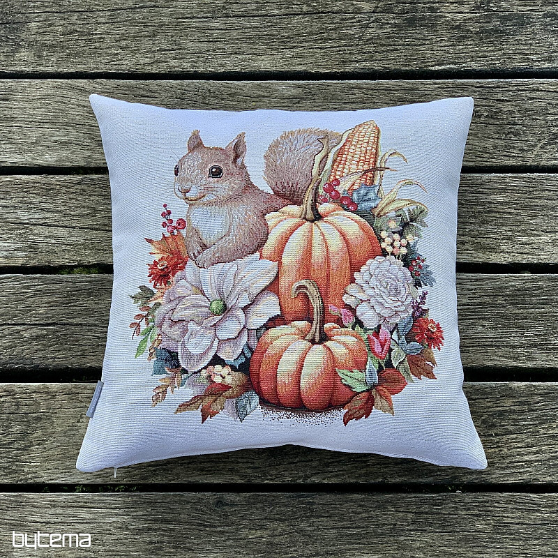 Gobelínový obliečka na vankúš TEKVICA A VEVERIČKA