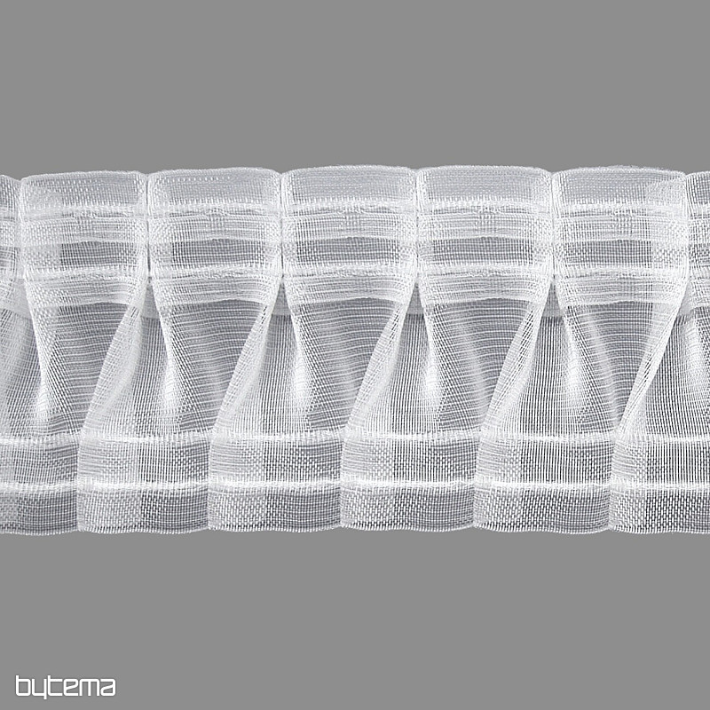 Riasiaca stuha na záclonu CIKCAK 8 cm, 1:2