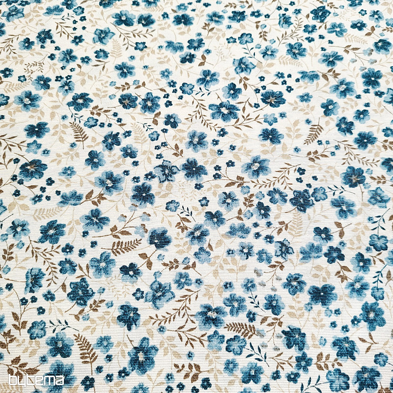 Dekoračná látka CIRI petrolejová