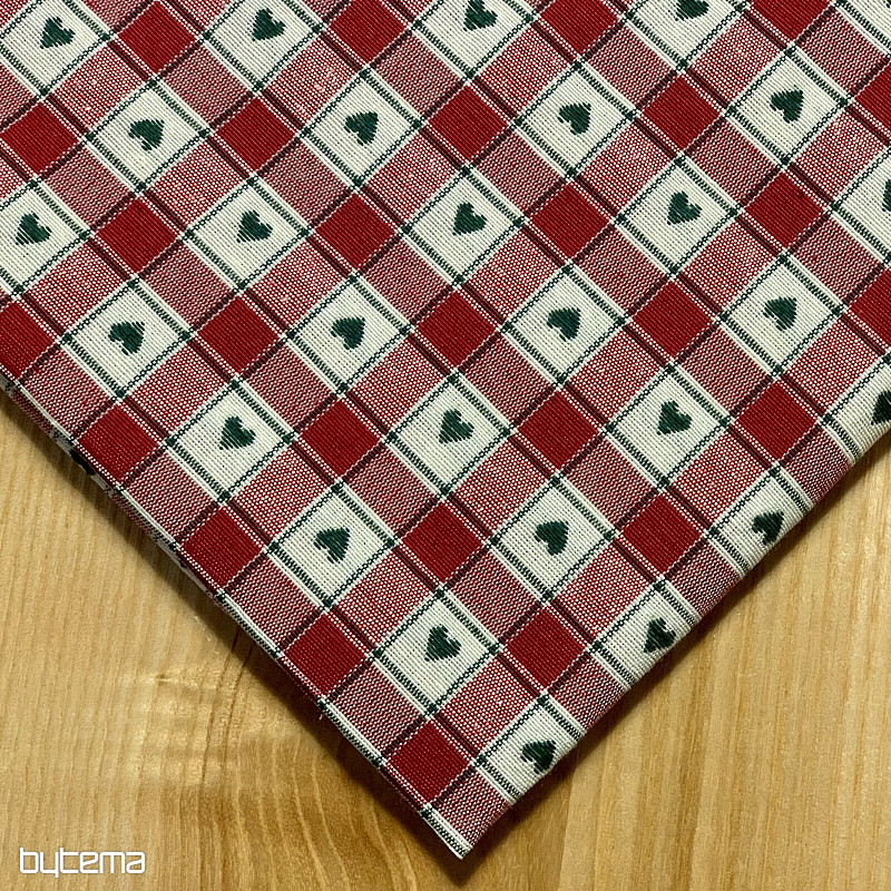 Obrus a šál MAXI CORET červený