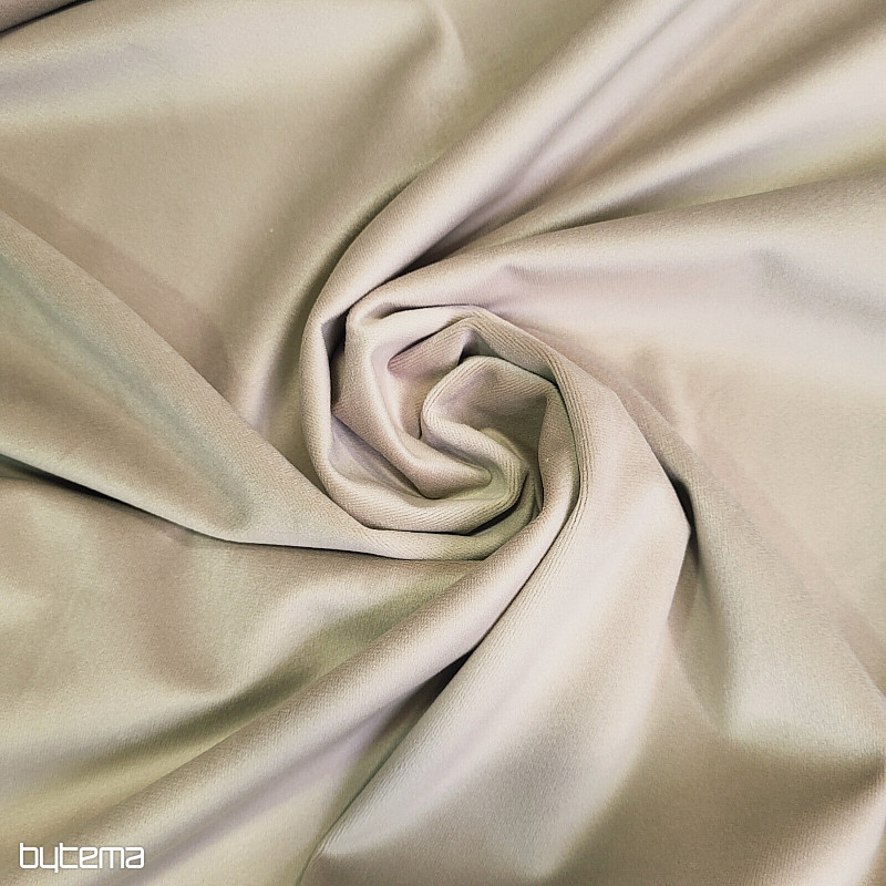 Luxusná jednofarebná dizajnová dekoračná látka GERSTER 77042/0023 sv. béžová