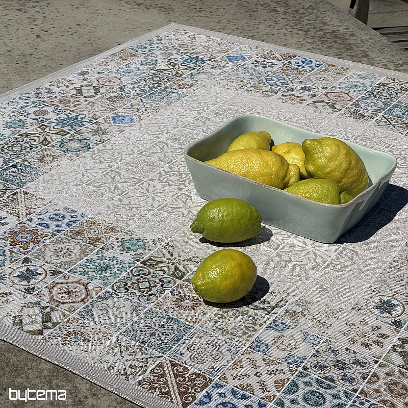 Gobelínový obrus a šál VINTAGE MOZAIKA