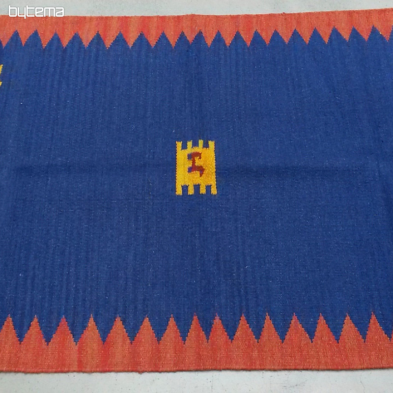 Tkaný vlnený koberec Kelim-Gabbeh